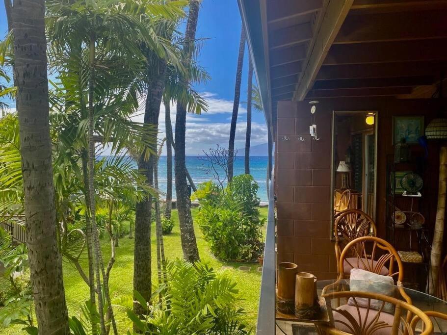 Apartament Oceanfront With Aircon-Hear The Waves-Amazing Views-Wifi Lahaina Zewnętrze zdjęcie