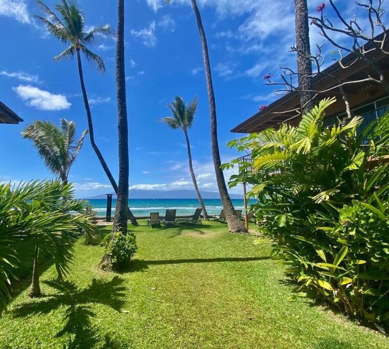 Apartament Oceanfront With Aircon-Hear The Waves-Amazing Views-Wifi Lahaina Zewnętrze zdjęcie