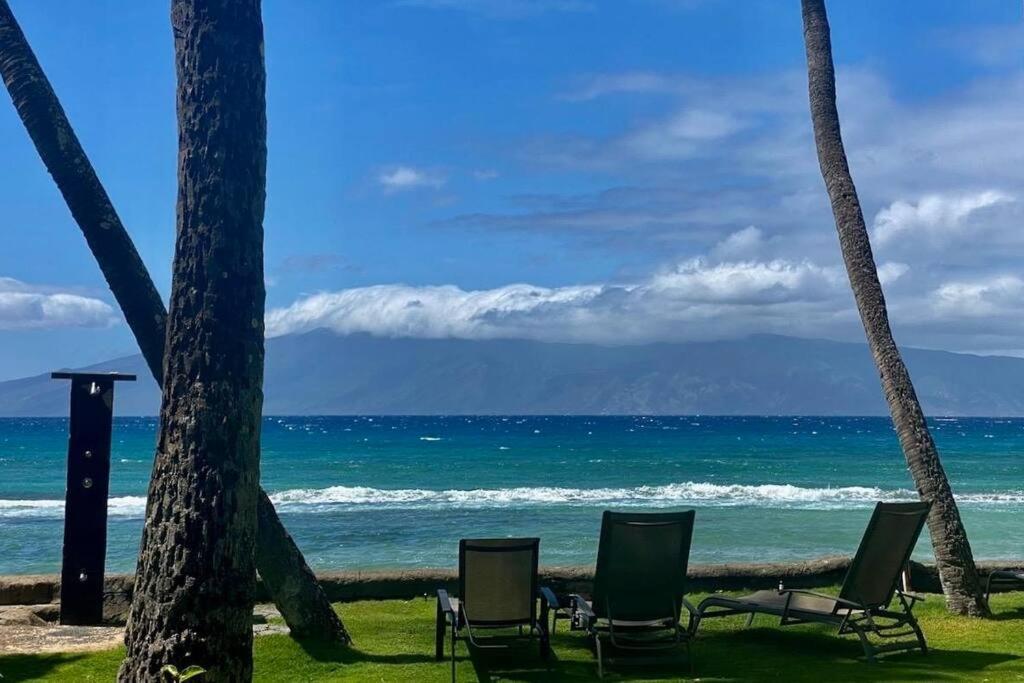 Apartament Oceanfront With Aircon-Hear The Waves-Amazing Views-Wifi Lahaina Zewnętrze zdjęcie