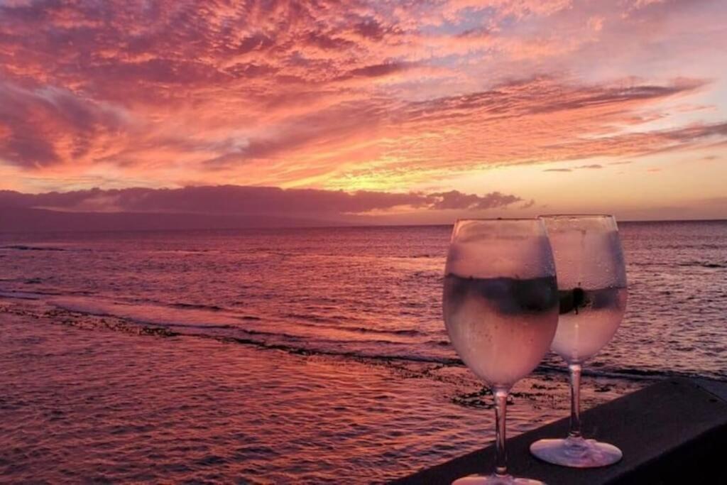 Apartament Oceanfront With Aircon-Hear The Waves-Amazing Views-Wifi Lahaina Zewnętrze zdjęcie